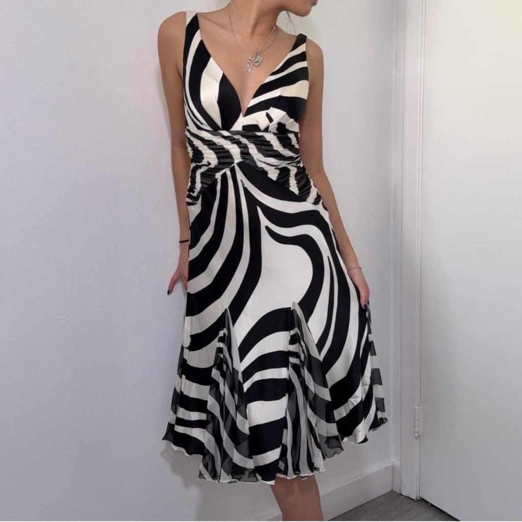 Alberto Makali Silk Midi Dress
